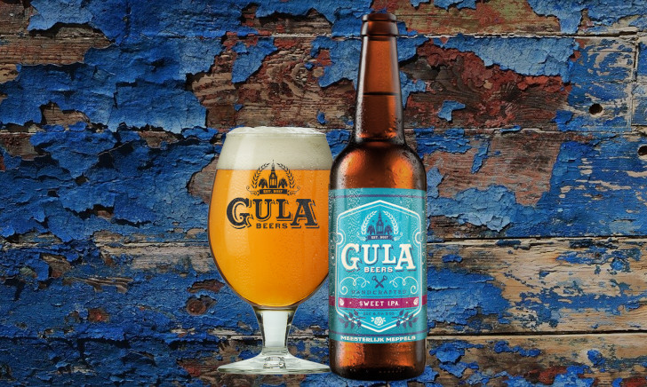 Gula Sweet IPA fles en glas